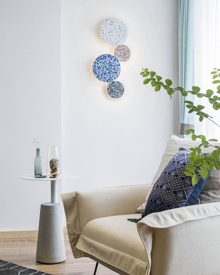 Terrazzo Pin Wall Sconce – Aluminum LED Lighting