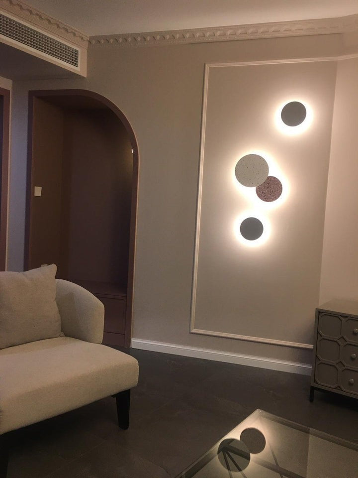 Terrazzo Pin Wall Sconce – Aluminum LED Lighting