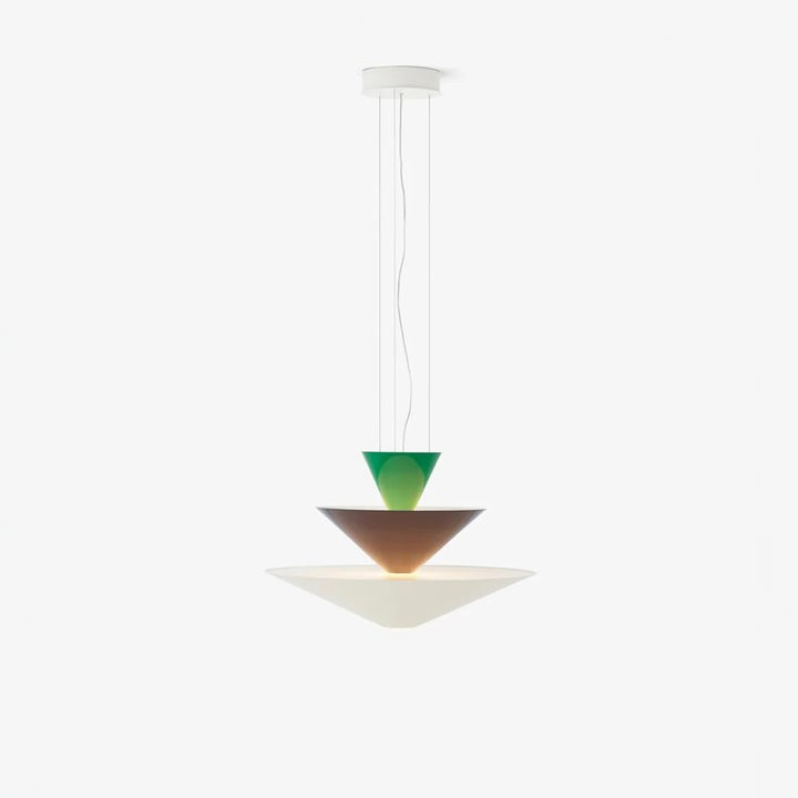 Tiered Sculptural Pendant Light