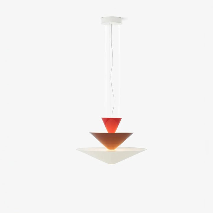 Tiered Sculptural Pendant Light