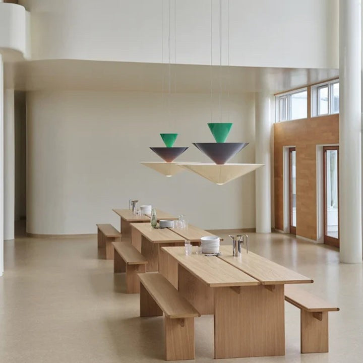Tiered Sculptural Pendant Light
