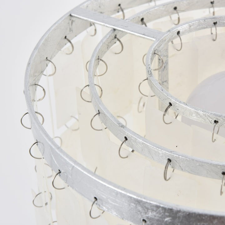 Tiered Shell Table Lamp – Ambient Pearlescent Glow