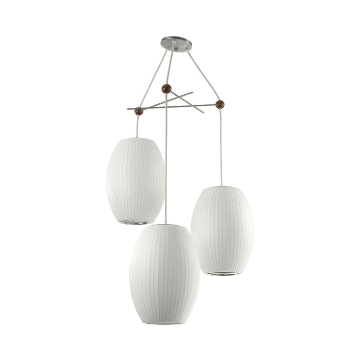 Triple Pear Bubble LED Pendant Light