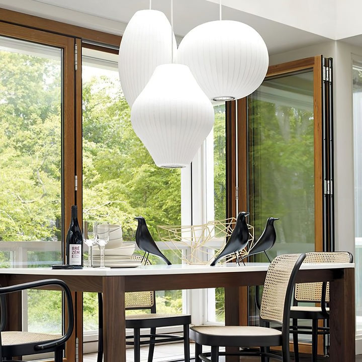 Triple Pear Bubble LED Pendant Light