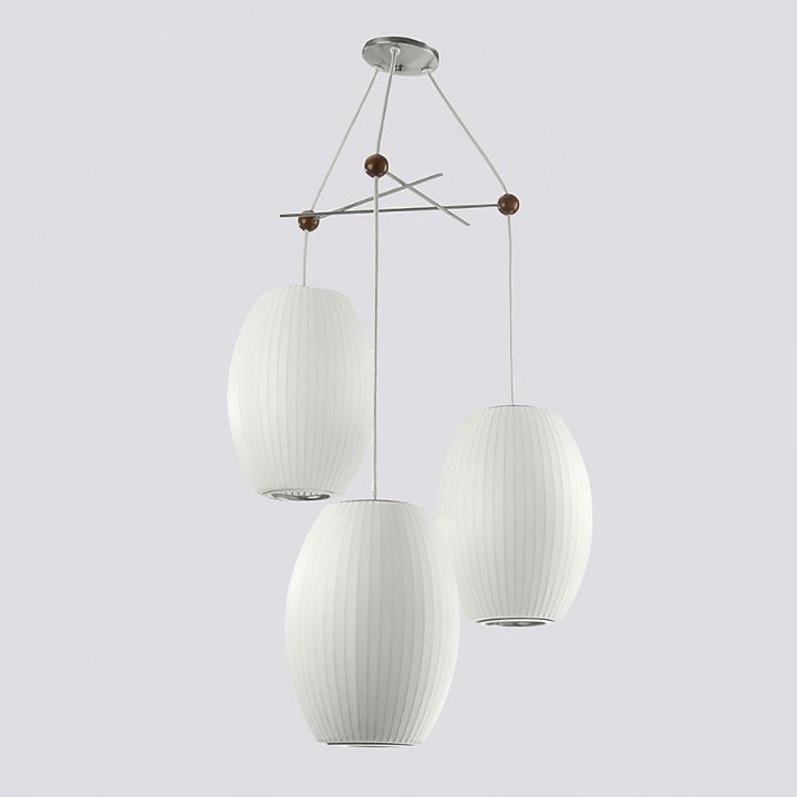 Triple Pear Bubble LED Pendant Light