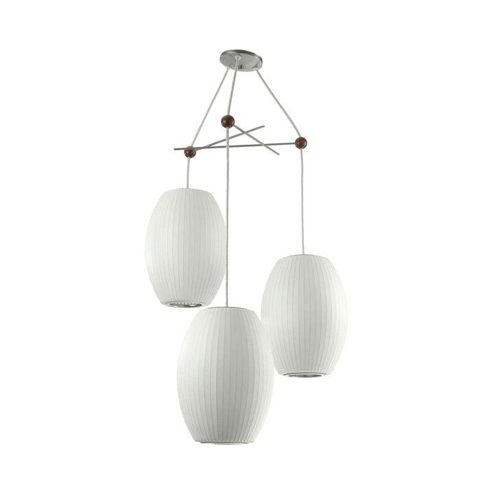 Triple Pear Bubble LED Pendant Light