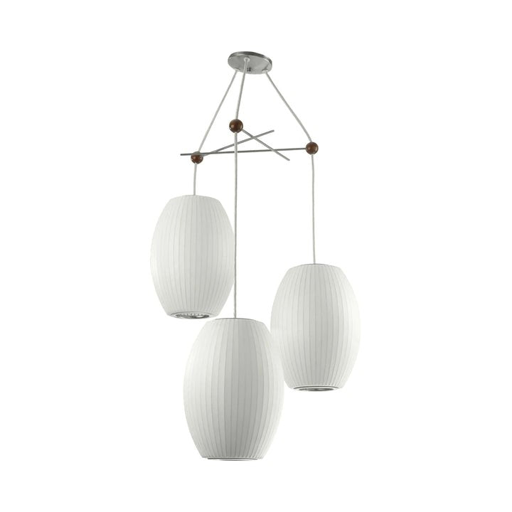 Triple Pear Bubble LED Pendant Light
