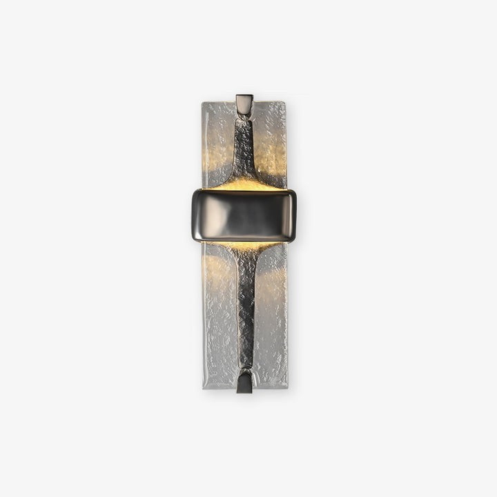 Wavy Glass Torch LED Wall Sconce