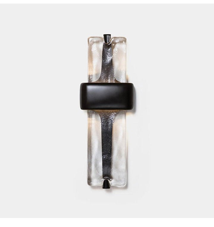 Wavy Glass Torch LED Wall Sconce
