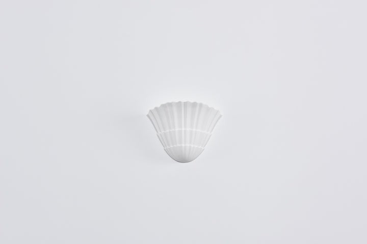 White Fan-Shaped LED Wall Sconce
