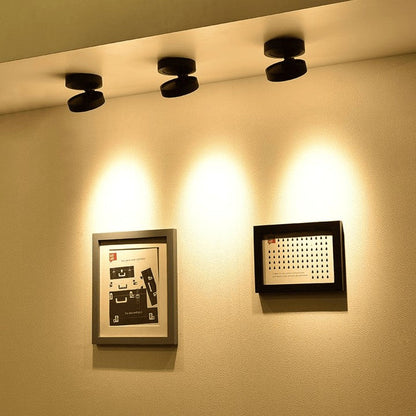 360° Rotating Round LED Ceiling Downlight with 90° Tilt