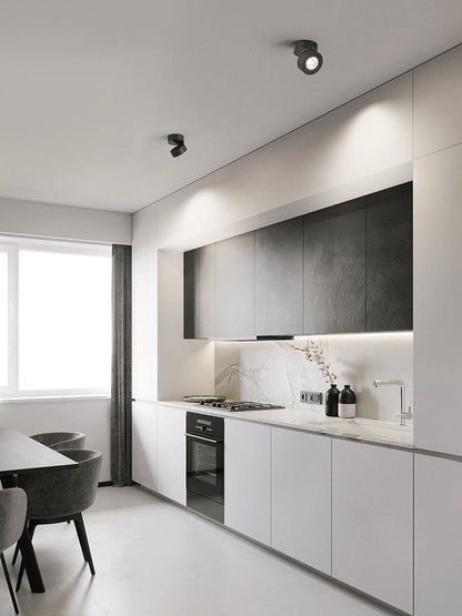 360° Rotating Round LED Ceiling Downlight with 90° Tilt