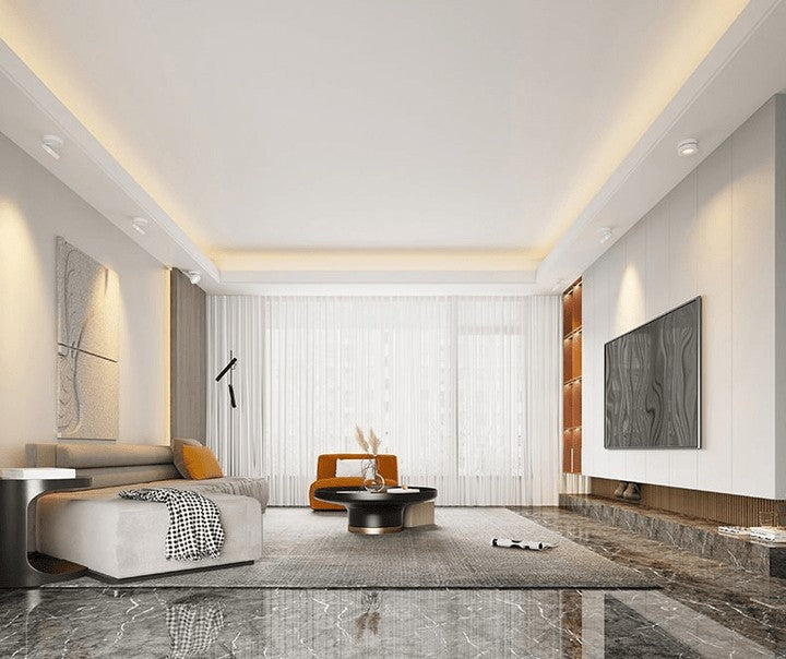 360° Rotating Round LED Ceiling Downlight with 90° Tilt