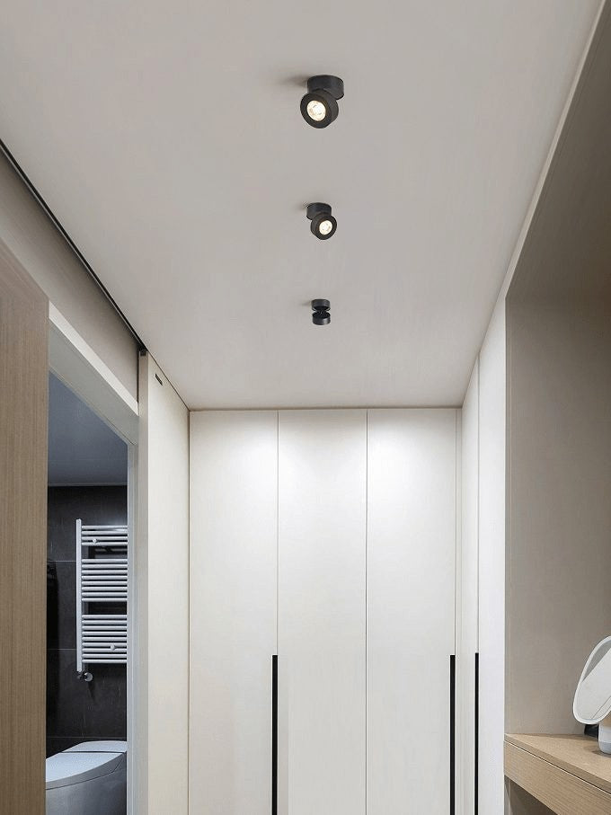 360° Rotating Round LED Ceiling Downlight with 90° Tilt