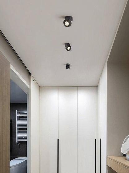 360° Rotating Round LED Ceiling Downlight with 90° Tilt