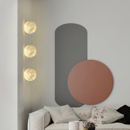 3D Lunar Wall Lamp - Moonlight Ambiance