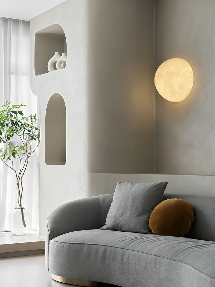 3D Lunar Wall Lamp - Moonlight Ambiance