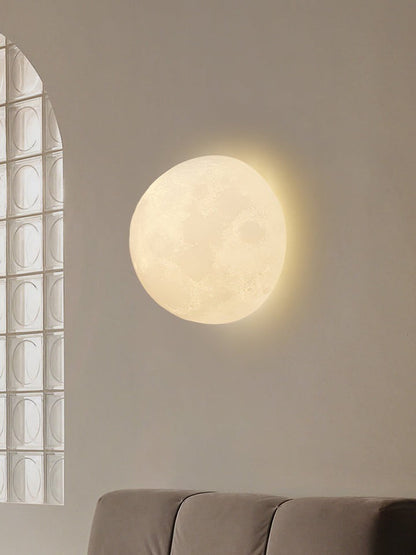 3D Lunar Wall Lamp - Moonlight Ambiance