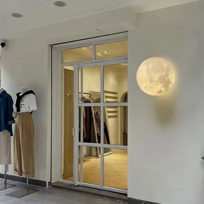3D Lunar Wall Lamp - Moonlight Ambiance