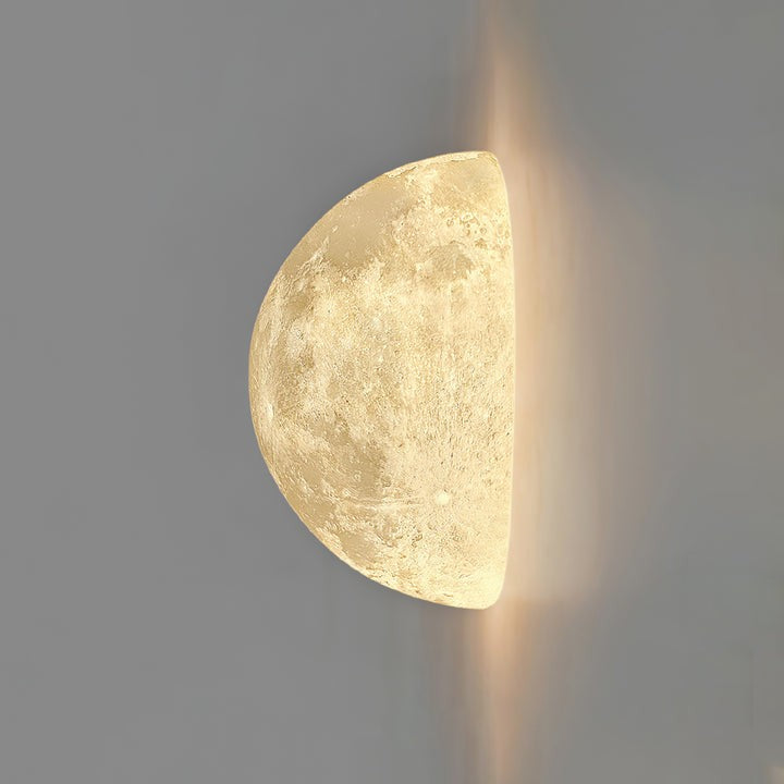 3D Lunar Wall Lamp - Moonlight Ambiance