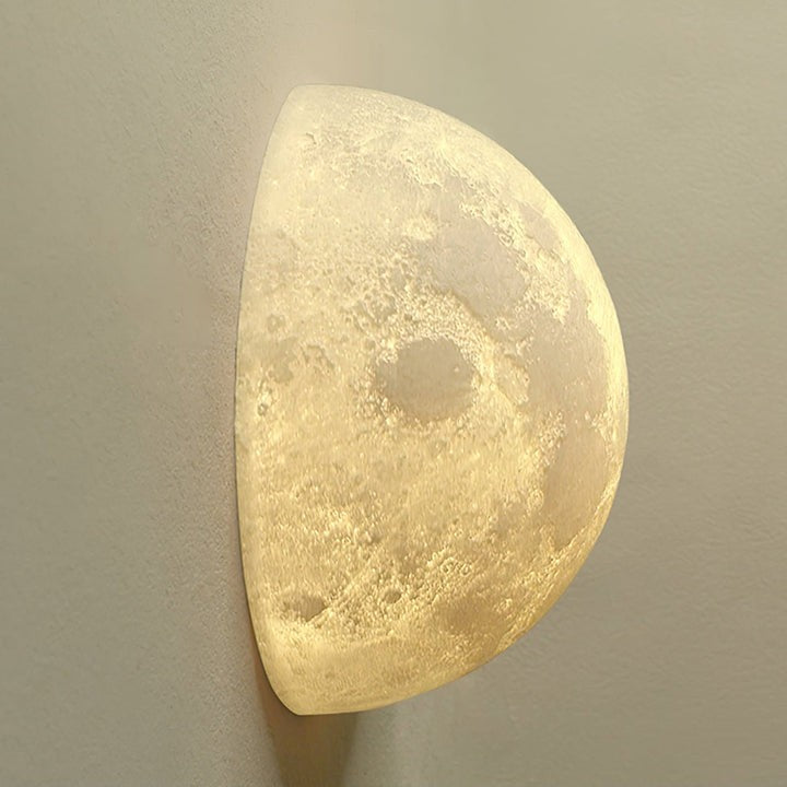 3D Lunar Wall Lamp - Moonlight Ambiance