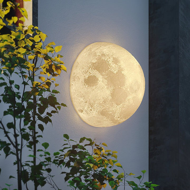 3D Lunar Wall Lamp - Moonlight Ambiance