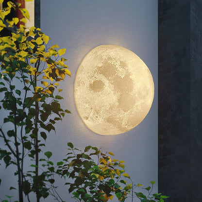 3D Lunar Wall Lamp - Moonlight Ambiance