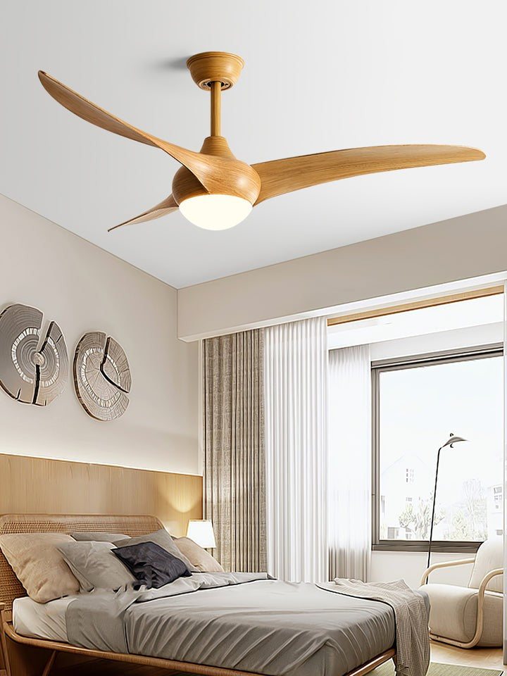 52-Inch Integrated LED Ceiling Fan with Opal Glass Light