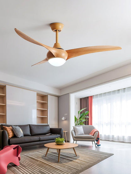 52-Inch Integrated LED Ceiling Fan with Opal Glass Light