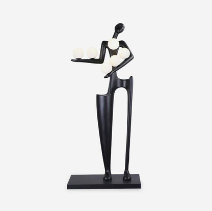 Abstract Guardian Sculpture LED Floor Lamp