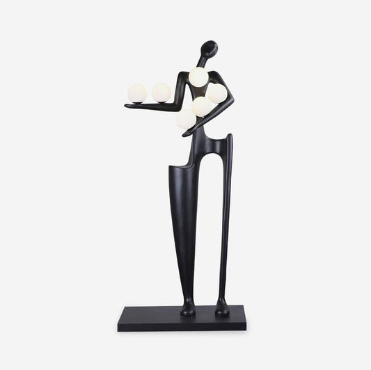 Abstract Guardian Sculpture LED Floor Lamp
