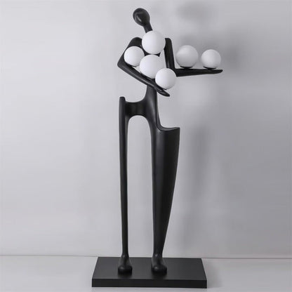 Abstract Guardian Sculpture LED Floor Lamp