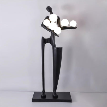 Abstract Guardian Sculpture LED Floor Lamp