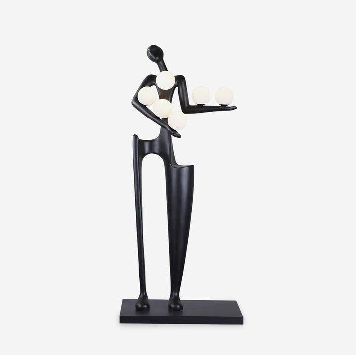 Abstract Guardian Sculpture LED Floor Lamp