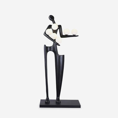 Abstract Guardian Sculpture LED Floor Lamp