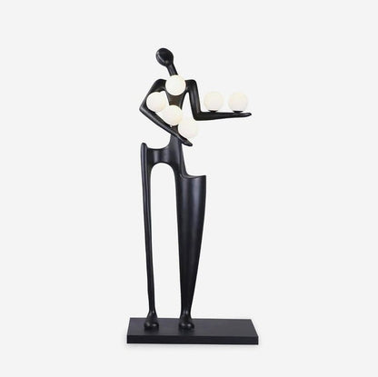 Abstract Guardian Sculpture LED Floor Lamp
