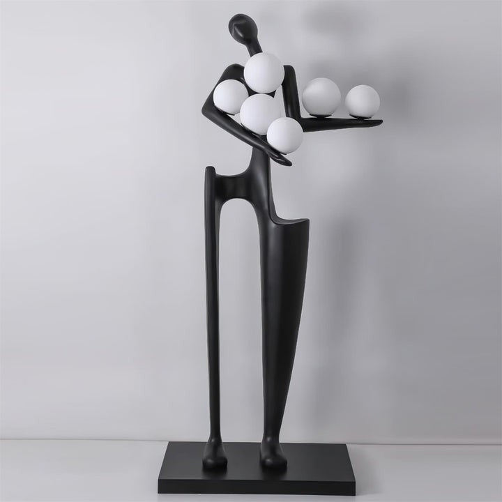 Abstract Guardian Sculpture LED Floor Lamp