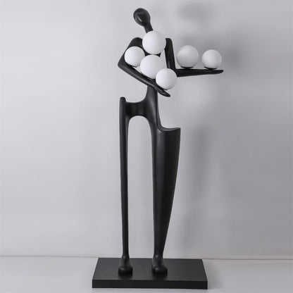 Abstract Guardian Sculpture LED Floor Lamp
