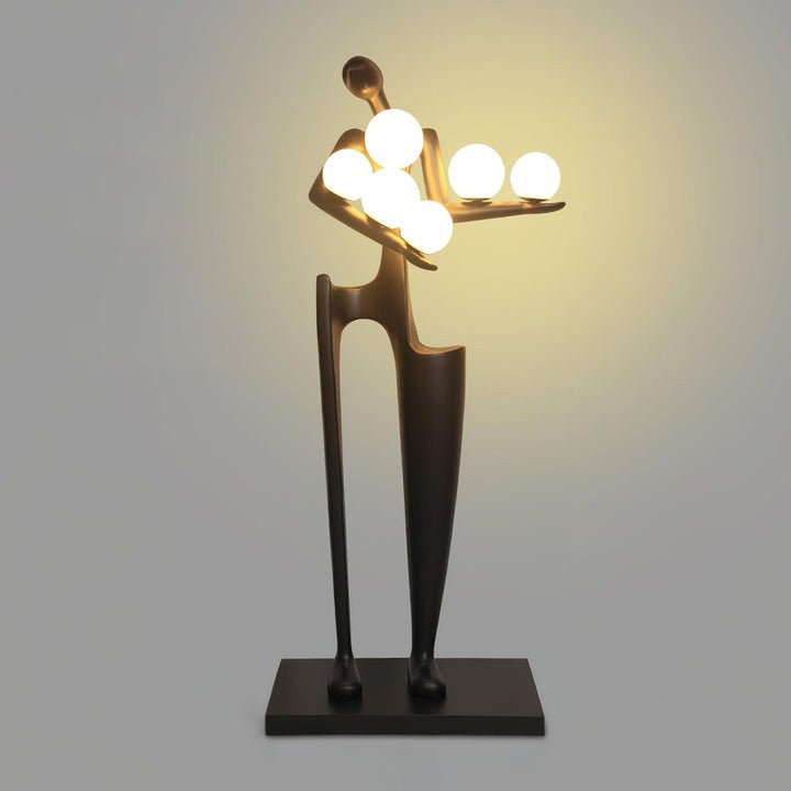 Abstract Guardian Sculpture LED Floor Lamp