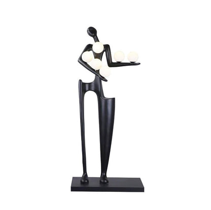 Abstract Guardian Sculpture LED Floor Lamp