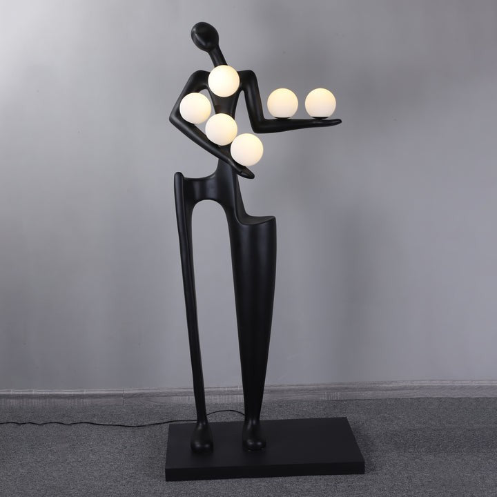 Abstract Guardian Sculpture LED Floor Lamp