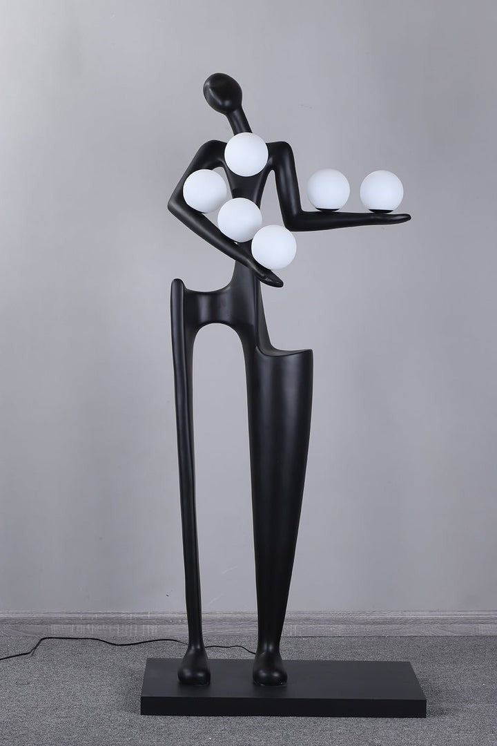 Abstract Guardian Sculpture LED Floor Lamp