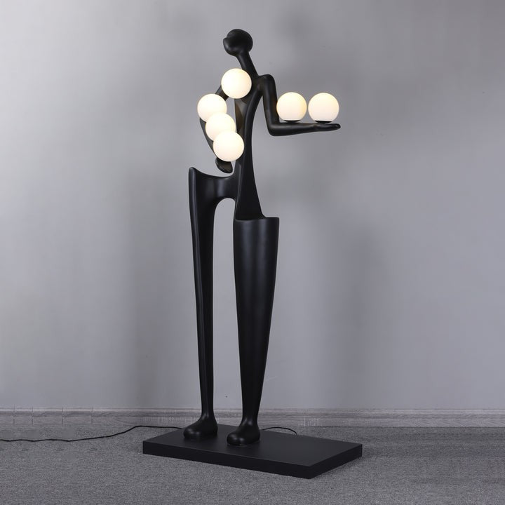 Abstract Guardian Sculpture LED Floor Lamp