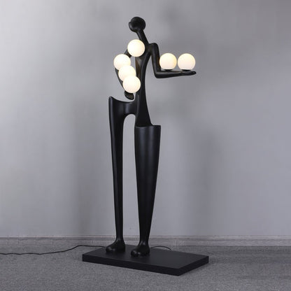 Abstract Guardian Sculpture LED Floor Lamp