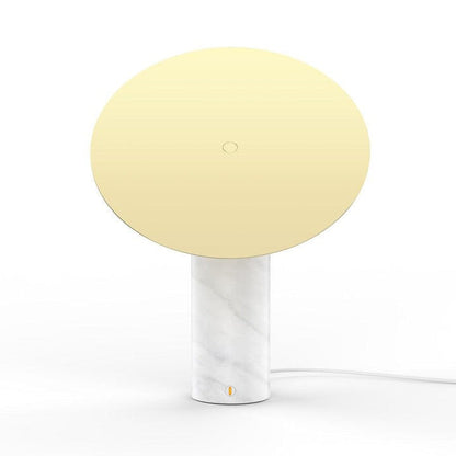 Adjustable 360° Disc Table Lamp with Marble Base