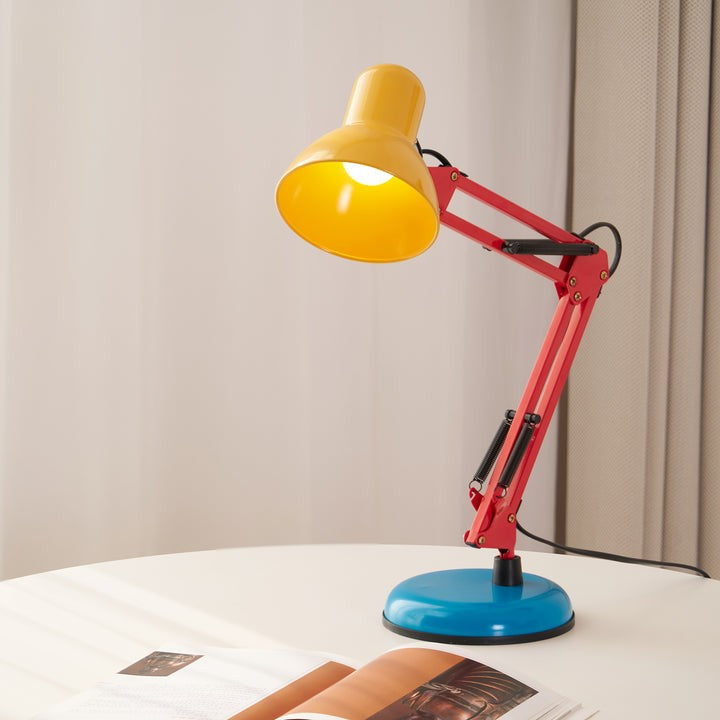 Adjustable Color Pop LED Desk Lamp with Flexible Arm