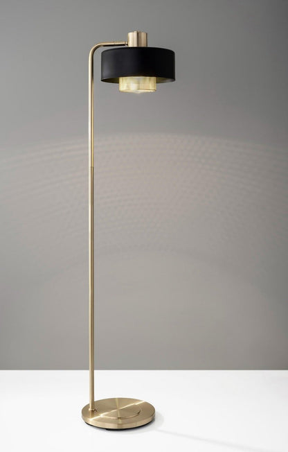 Adjustable Copper & Black Metal Table Lamp