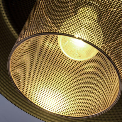 Adjustable Copper & Black Metal Table Lamp