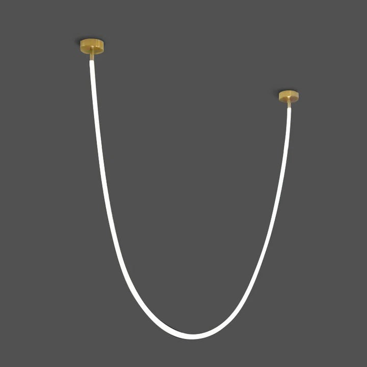 Adjustable Curved Silicone Pendant Light