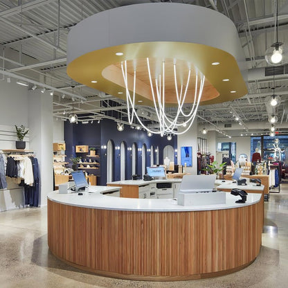 Adjustable Curved Silicone Pendant Light